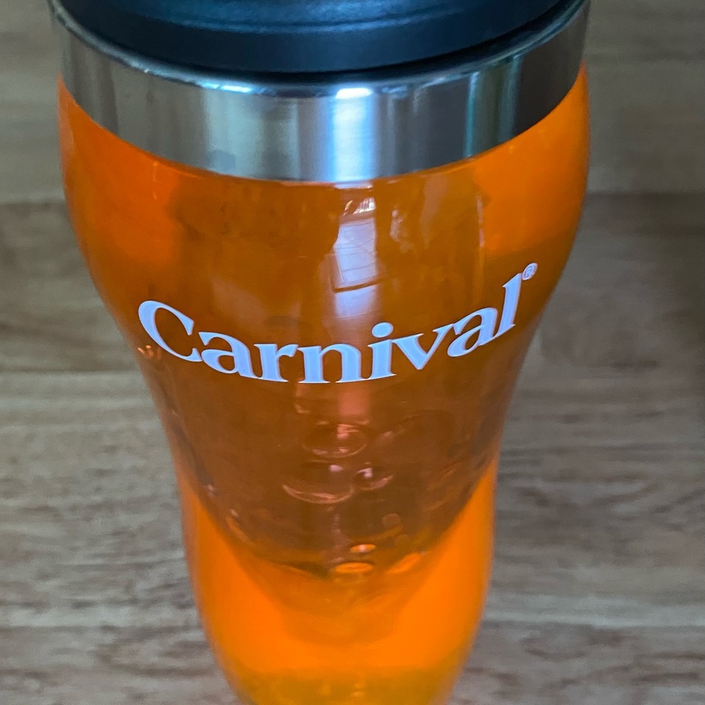 Orange Carnival Travel Mug